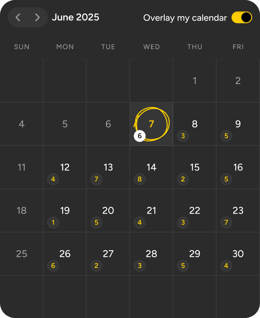 Smart calendar integration